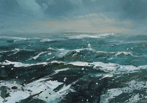 317-Etueden-Wellen-XVIII-2023-Oel-Kt-14x20cm