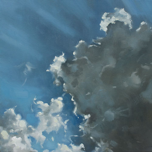 371-Etueden-Wolken-XXII-2023-Oel-Lw-40x40cm