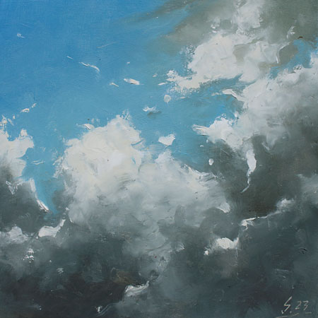 374-Etueden-Wolken-XXV-2023-Oel-Holz-24x24cm