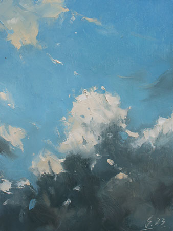 375-Etueden-Wolken-XXVI-2023-Oel-Holz-24x18cm