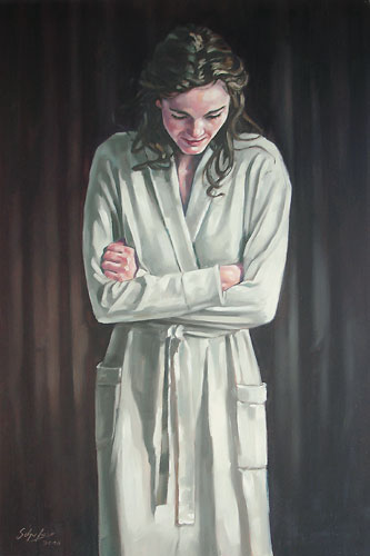 097-Im-Morgenmantel-2010-Oel-Lw-Holz-60x40cm