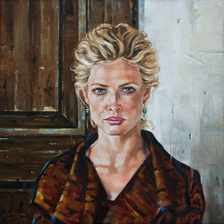 111-Tuerkise-Ohrringe-2013-Oel-Lw-40x40cm