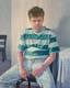 037-Thorsten-am-Tisch-1996-Oel-Lw-100x80cm