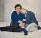 043-Freundinnen-1997-Oel-Lw-85x90cm