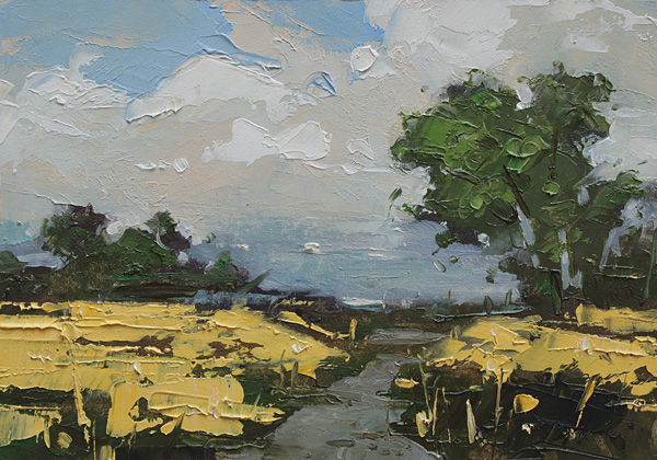 Studie-046-Landschaft-2019-Oel-Kt-14x20cm