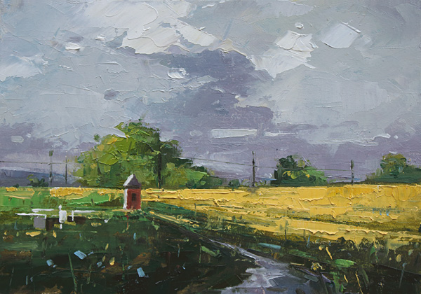 Studie-072-Landschaft-2019-Oel-Kt-14x20cm