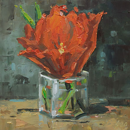 Studie-110-Florales-III-2020-Oel-Kt-15x15cm