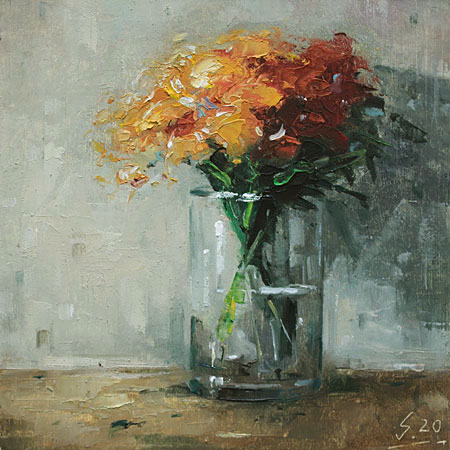 Studie-112-Florales-V-2020-Oel-Kt-15x15cm