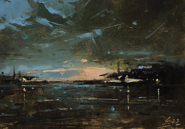 Studie-132-Landschaft-2023-Oel-Kt-14x20cm