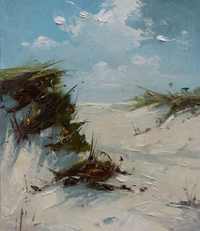 Studie-167-Nordseeduenen-I-2025-Oel-Kt-15x13cm