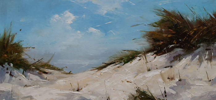 Studie-169-Nordseeduenen-III-2025-Oel-Kt-15x33cm