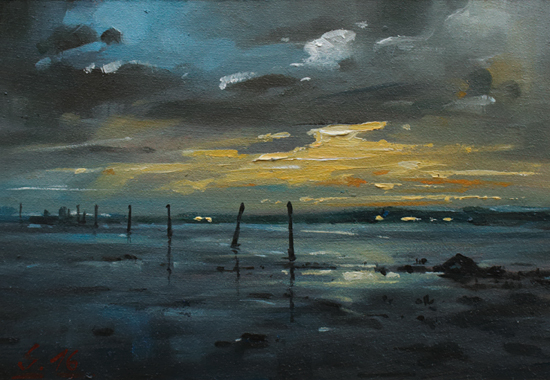 104-Mysterien-IX-Fl-Foerde-2016-Oel-Kt-14x20cm