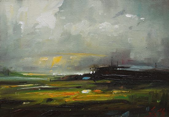 111-Mysterien-II-2016-Oel-Kt-14x20cm