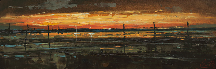 123-Nachtstueck-XXXVII-Watt-2016-Oel-Kt-9.6x30cm