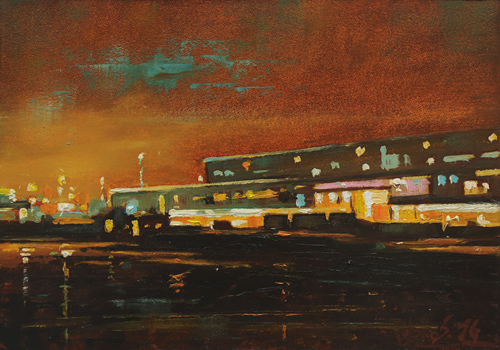 144-Nachtstueck-XVII-Kiel-2016-Oel-Kt-14x20cm