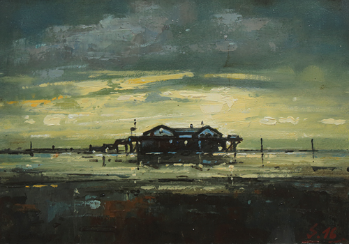 148-Nachtstueck-XIII-St-Peter-2016-Oel-Kt-14x20cm