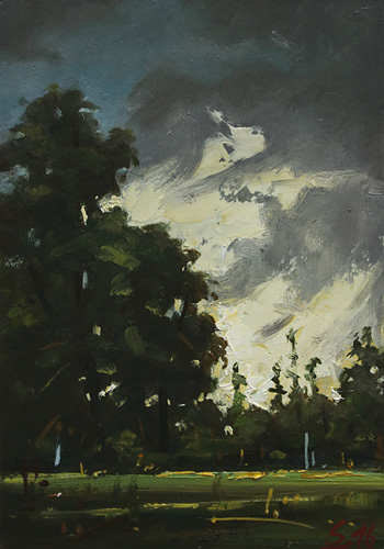 203-Wolkenwand-ueber-Worpswede-II-2016-Oel-Kt-20x14cm