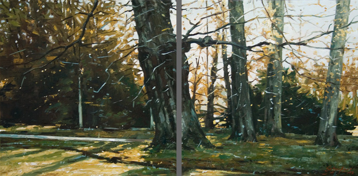 229-Komposition-Ks-Aue-2013-Oel-Lw-2x50x50cm