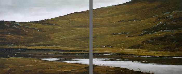 235-Lost-Landscape-VI-2013-Oel-Lw-2x50x60cm