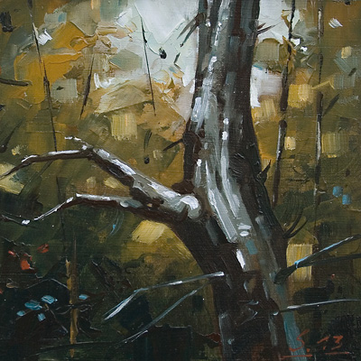 254-Im-Wald-II-2013-Oel-Holz-15x15cm