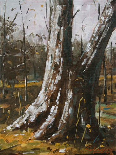 257-Ks-Waldszene-II-2012-Oel-Lw-24x18cm