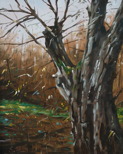 260-Ks-Richtung-Rammelsberg-2012-Oel-Holz-30x24cm