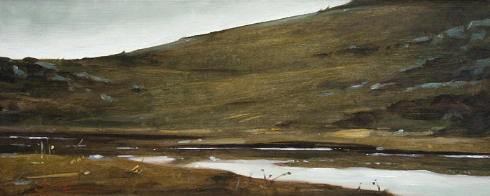 280-Am-Wasser-2012-Oel-Holz-12x30cm