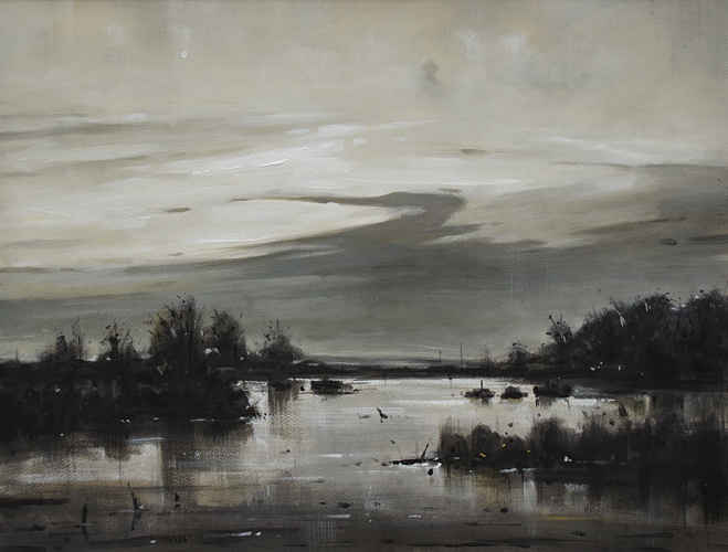 010-landschaft-0010-Worpswede-Teufelsmoor-2017-Acryl-Kt-47x62cm