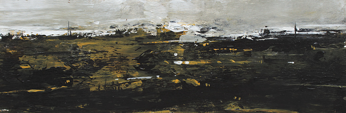 105-Landschaft-Nordstrand-I-2018-Acryl-Kt-10x30cm