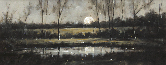 017-Landschaft-0017-Worpswede-Teufelsmoor-2017-Acryl-Kt-20x50cm