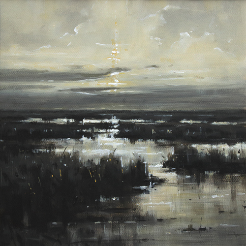 021-Landschaft-0021-Worpswede-Teufelsmoor-2017-Acryl-Kt-38x38cm (2)