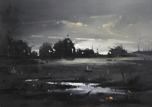 032-Landschaft-0032-Worpswede-2017-Oel-Kt-14x20cm