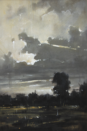 038-Landschaft-0038-Worpswede-Himmel-Acryl-Kt-30x20cm