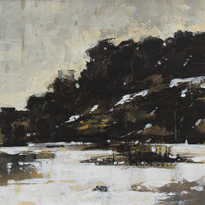 051-Landschaft-Wimter-Acryl-Kt-20x20cm