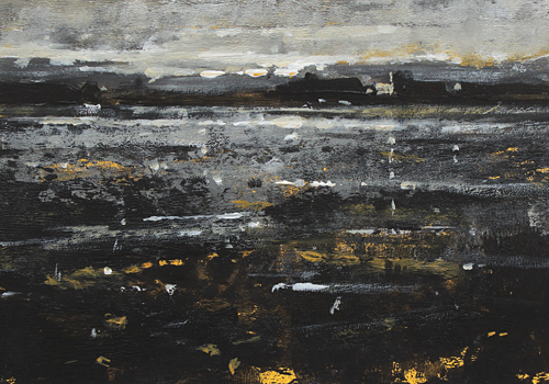 068-Landschaft-Fl.Foerde-2018-Acryl-Kt-14x20cm