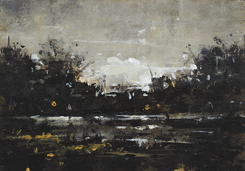 072-Landschaft-Worpswede-2018-Acryl-Kt-14x20cm