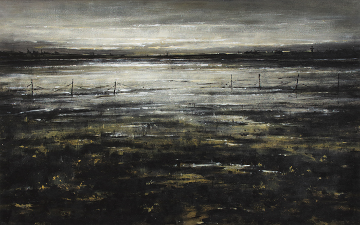 076-Landschaft-Wattlandschaft-2018-Acryl-Kt-50x80cm