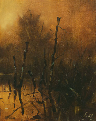 0174-Nostalghia-Visionen-IX-2023-Oel-Lw-30x24cm