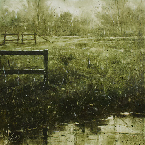 0183-Nostalghia-Zaun-am-Wasser-I-2023-Oel-Lw-30x30cm