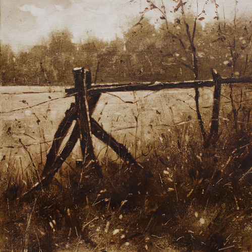 0188-Nostalghia-Zaun-II-2023-Oel-Lw-30x30cm
