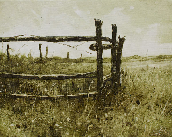0190-Nostalghia-Zaun-III-2023-Oel-Lw-24x30cm