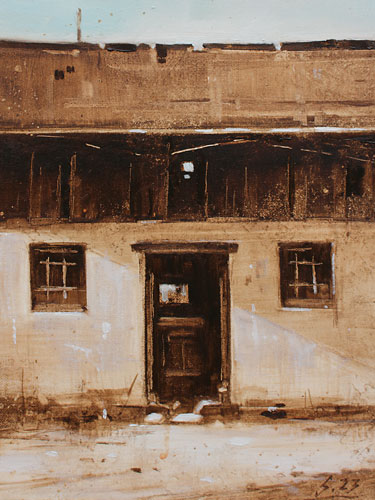 0198-Nostalghia-Traufseite-I-2023-Oel-Lw-Holz-24x18cm