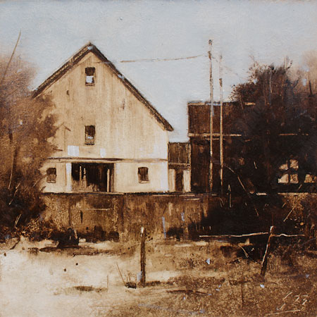0199-Nostalghia-Giebelansicht-2023-Oel-Kt-20x20cm