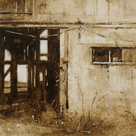 0201-Nostalghia-Alter-Schuppen-2023-Oel-Kt-20x20cm
