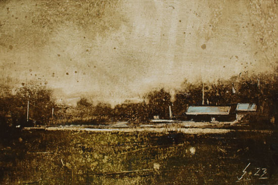 0205-Nostalghia-Visionen-XII-2023-Oel-Kt-12x18cm