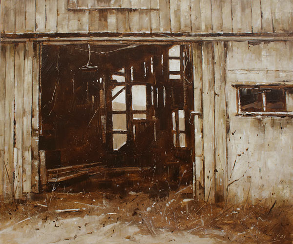 0229-Nostalghia-Alter-Stall-2023-Oel-Lw-50x60cm