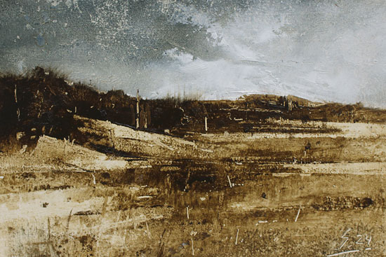 0236-Nostalghia-Visionen-XXXII-2024-Oel-Kt-12x18cm