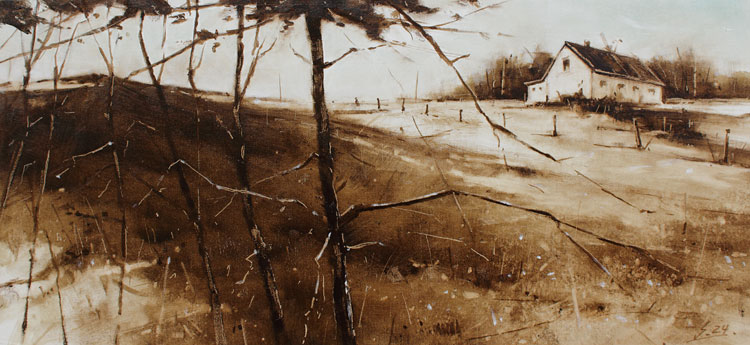 Lichtung-2024-Oel-Lw-Holz-23x50cm
