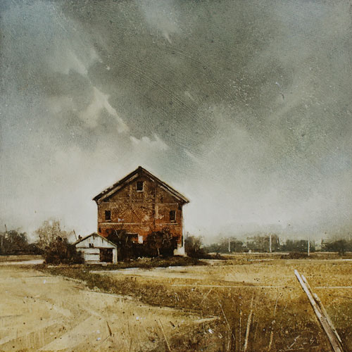 0284-Aufziehendes-Wetter-2024-Oel-Holz-30x30cm