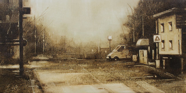 0296-Ortsrand-im-Nebel-2024-Oel-Lw-20x40x3cm